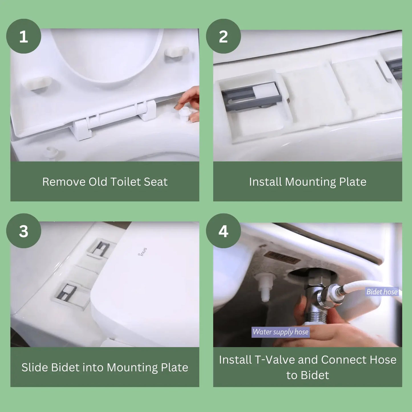 R32 Bidet Toilet Seat - Wireless Remote & Dryer - Inus Home USA|Pleasant Living Experience!