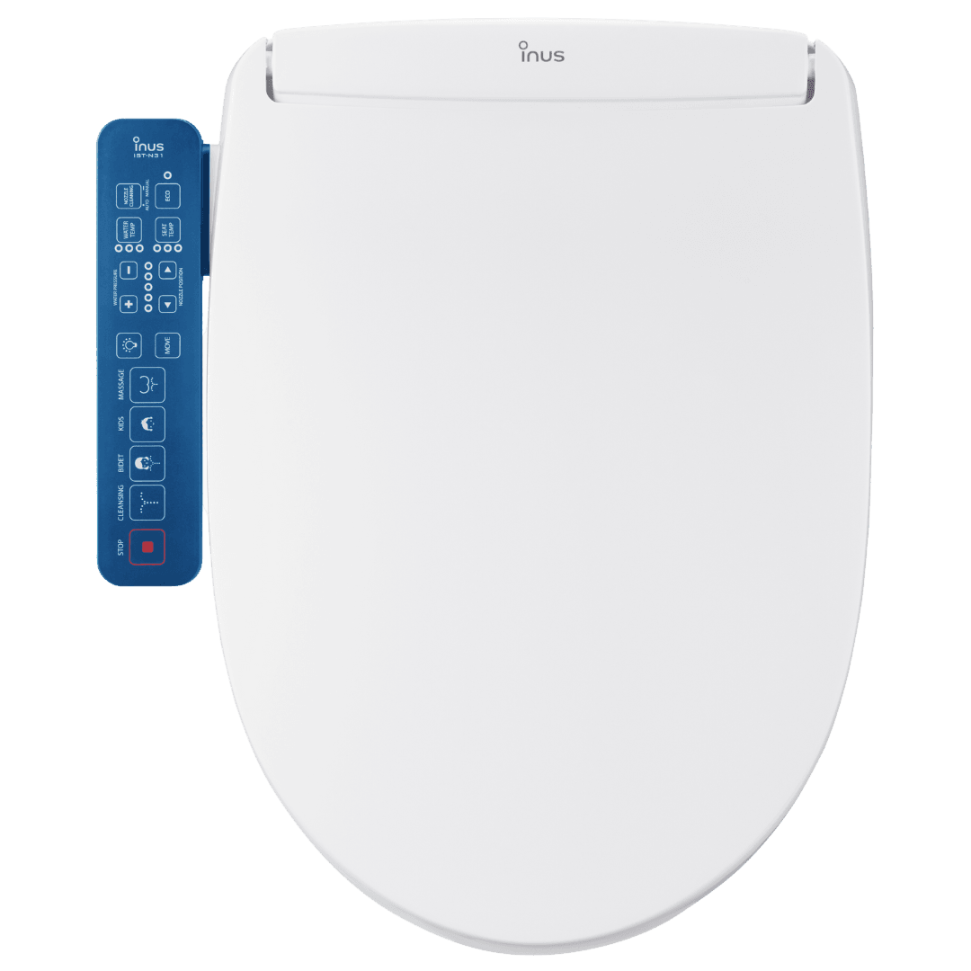 N31 Heated Bidet Toilet Seat with Night Light - Inus | Korean Bidet