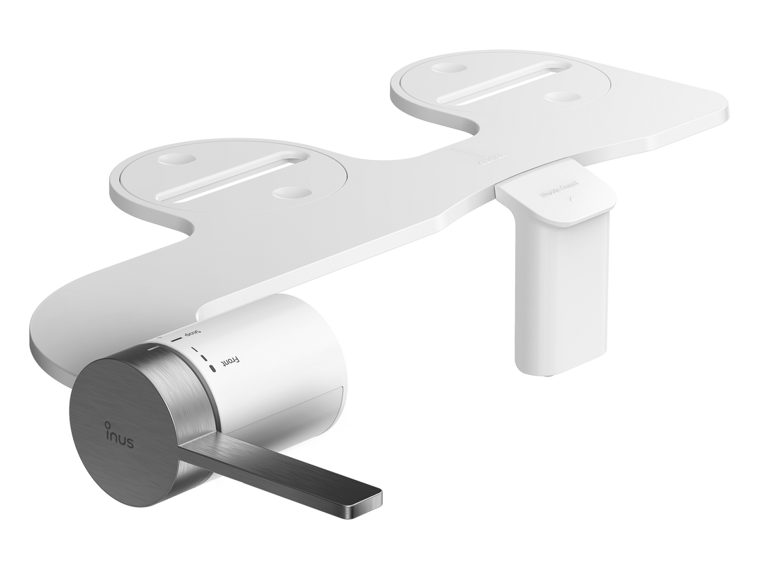 M3 Bidet Attachment - Dual Nozzle & Nozzle Guard-Stainless Steel INUS