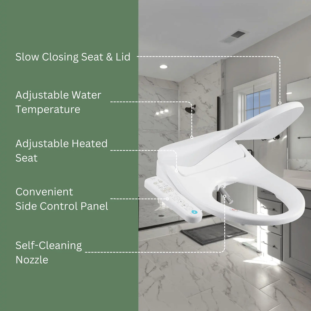 N21 Bidet Toilet Seat - Heated Seat - Inus Home USA｜Pleasant Living Experience!