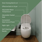 N32 Bidet Toilet Seat - Nightlight & Dryer - Inus Home USA｜Pleasant Living Experience!